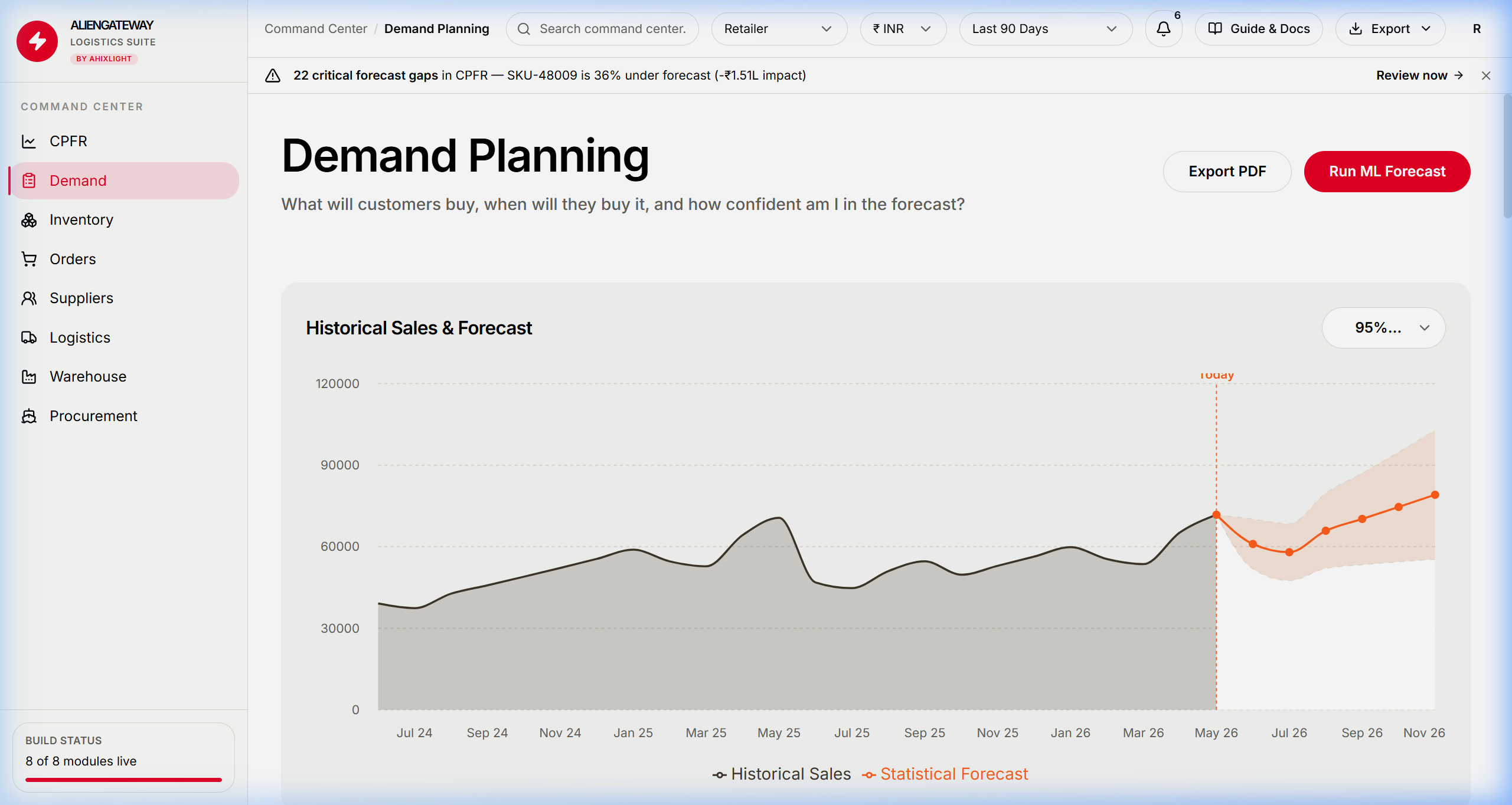 Logistics Command Suite Preview Screenshot 3