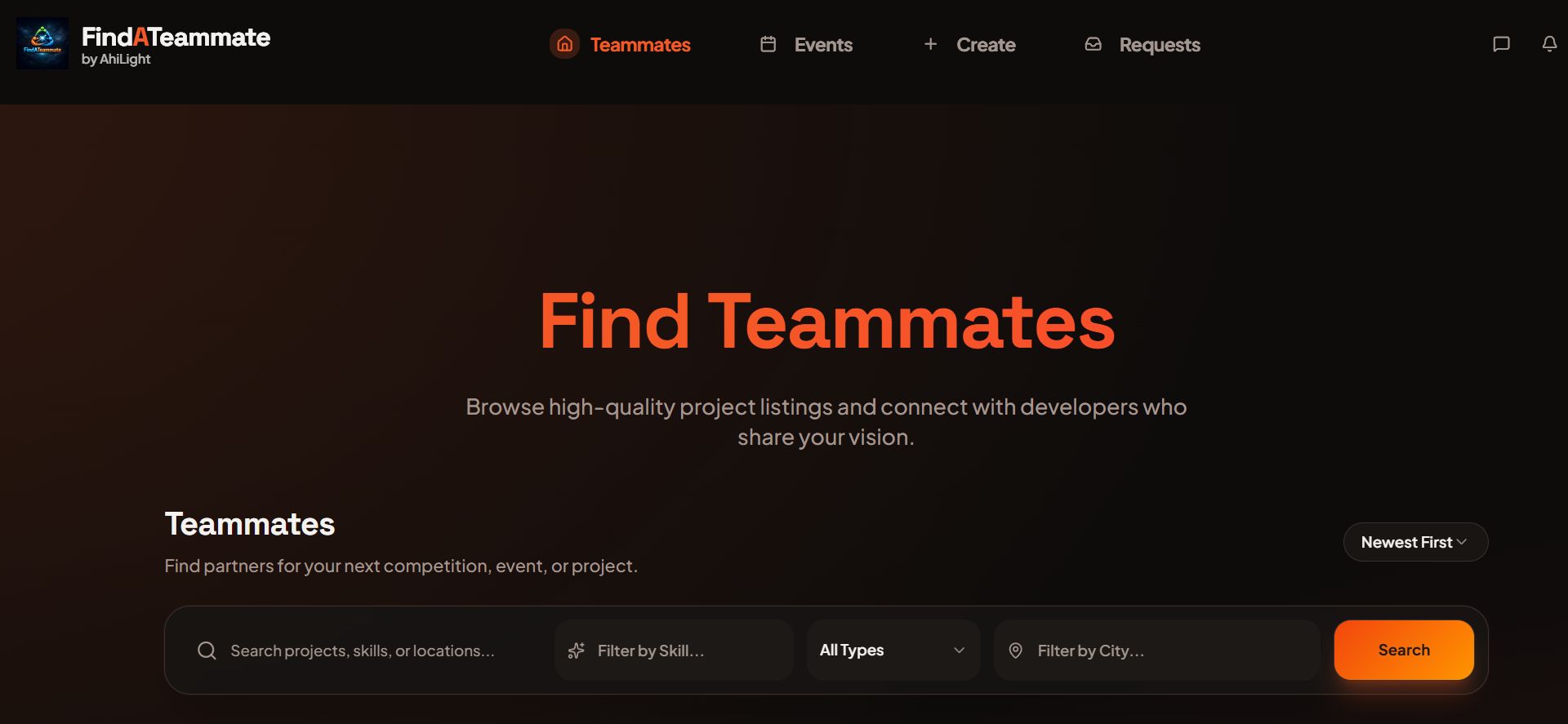 Find A Teammate Preview Screenshot 3
