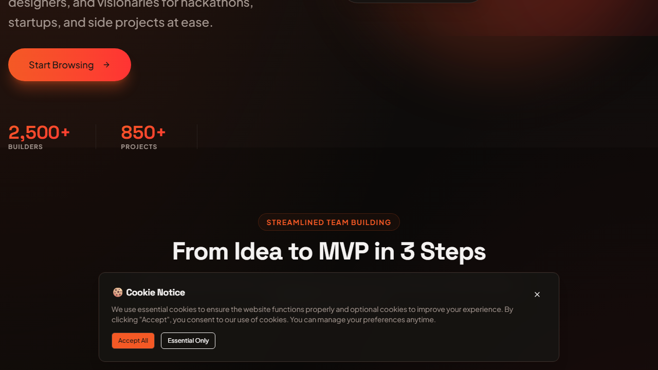 Find A Teammate Preview Screenshot 2