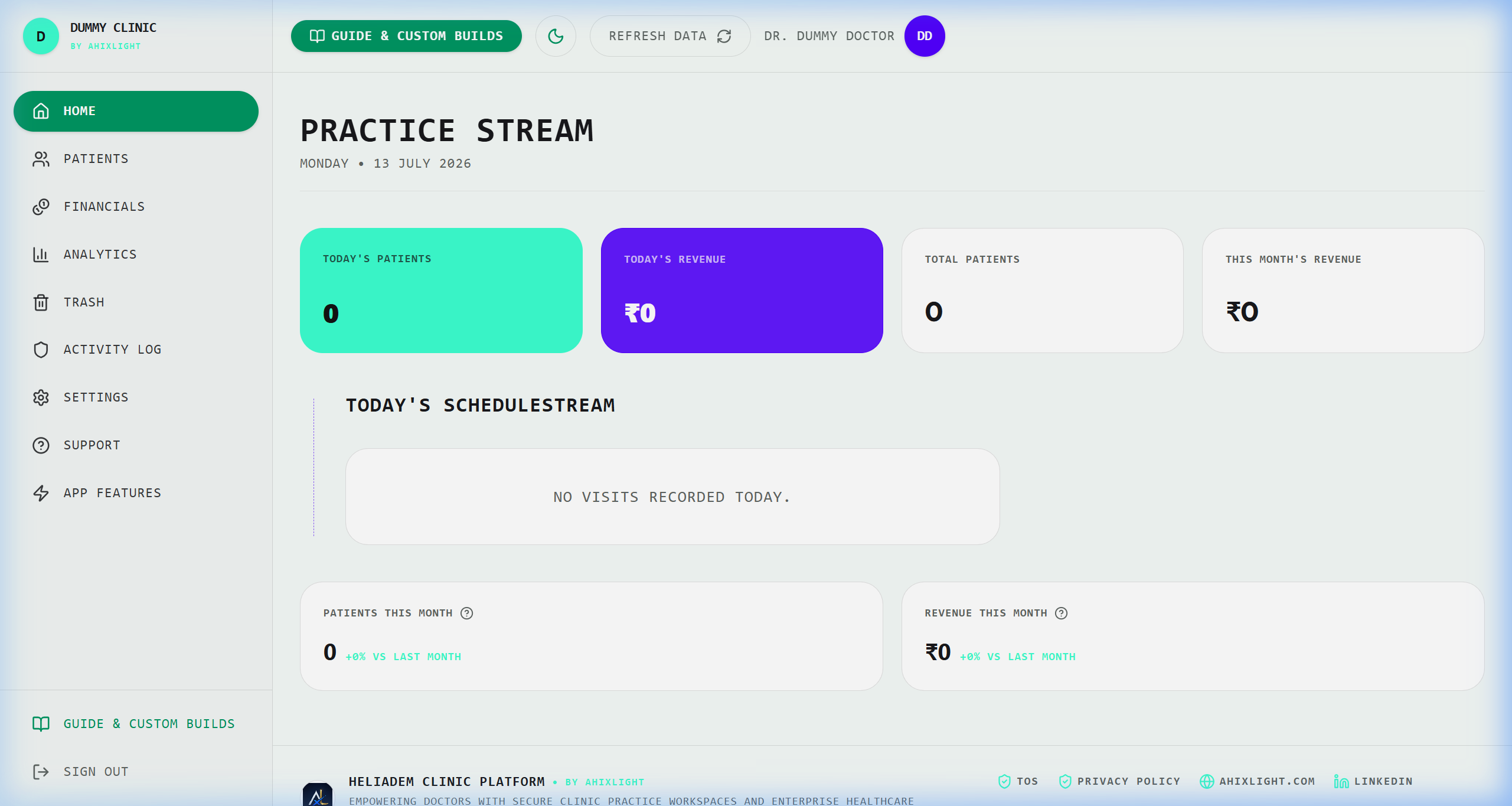 Heliadem Workspace Preview Screenshot 1