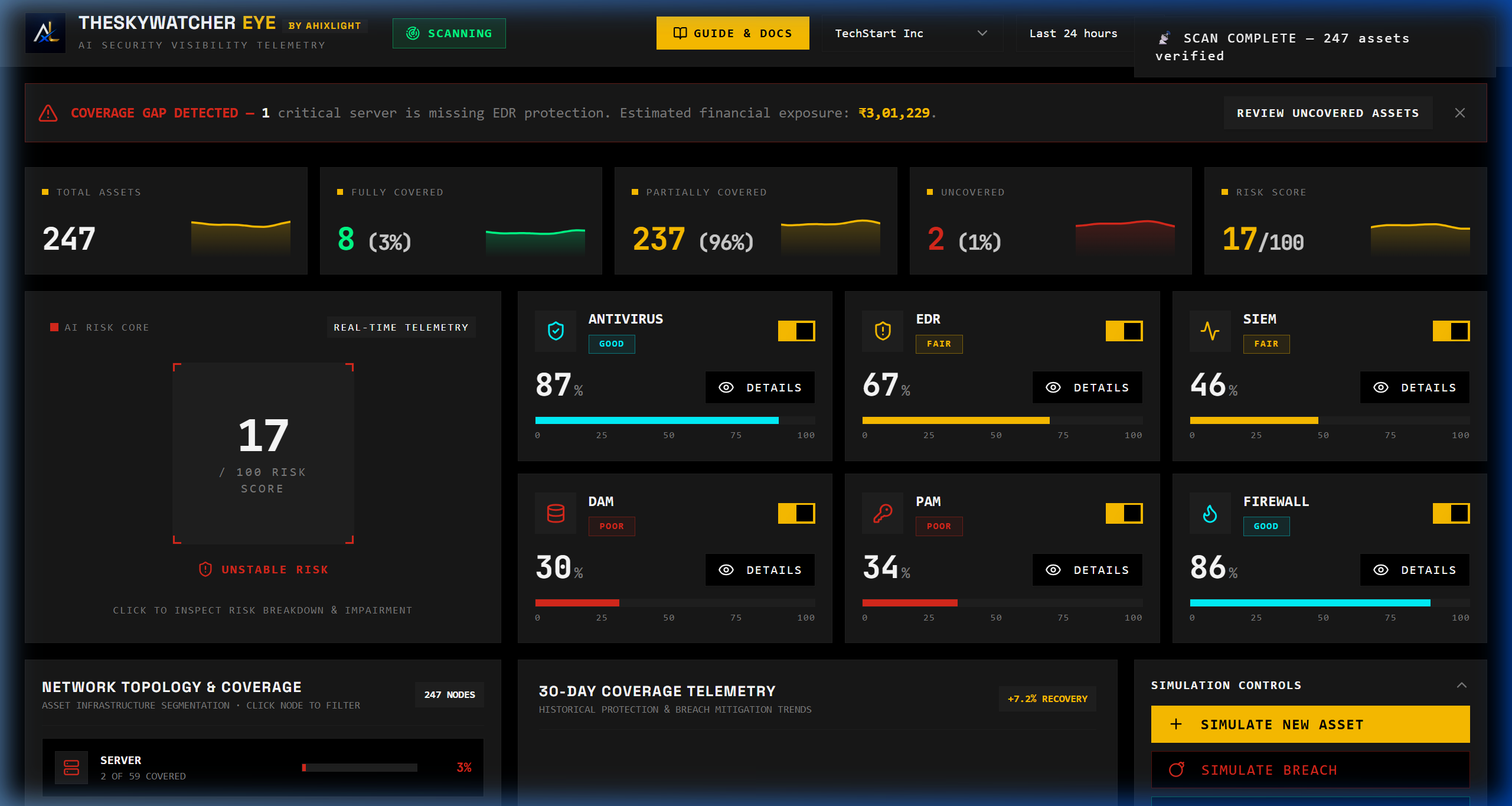 SkyEye Cyber Assets Preview Screenshot 1